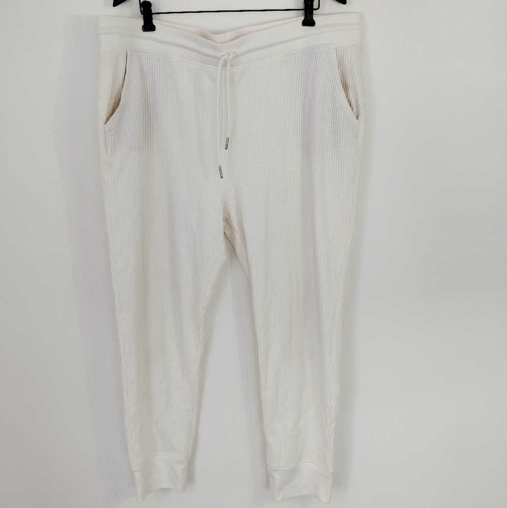 Knix Waffle Knit Pants White Size 3XL